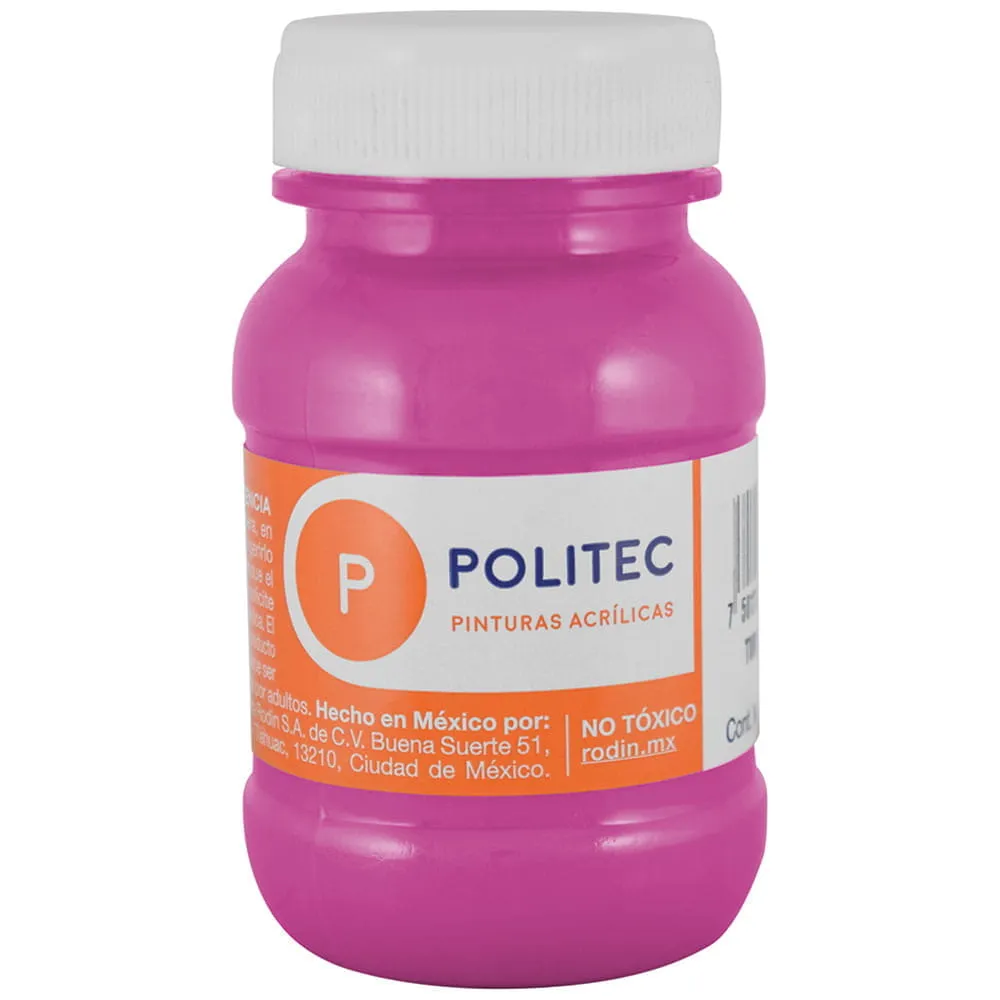 [VKS-00580061] Pintura Acrílica Politec Rosa Mexicano 100 ml