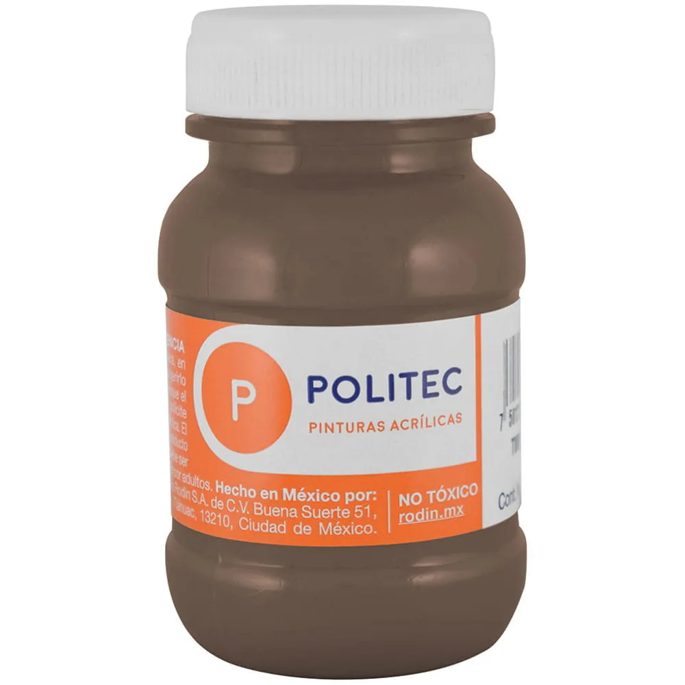 Pintura Acrílica Politec Café 100 ml